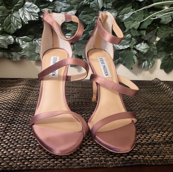 Sandals Tacón Stecy Pink gold. size  7M - Picture 2 of 5